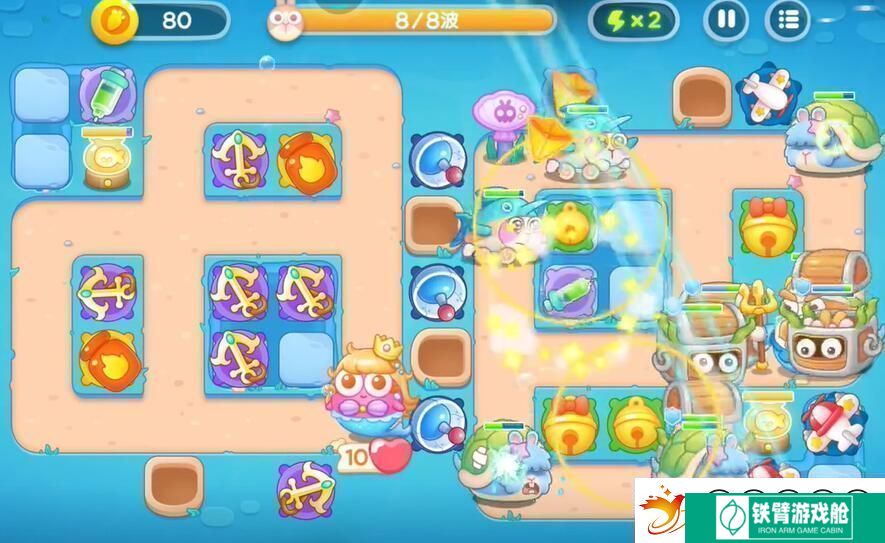 保卫萝卜4海的闺女第58关怎么完美通关